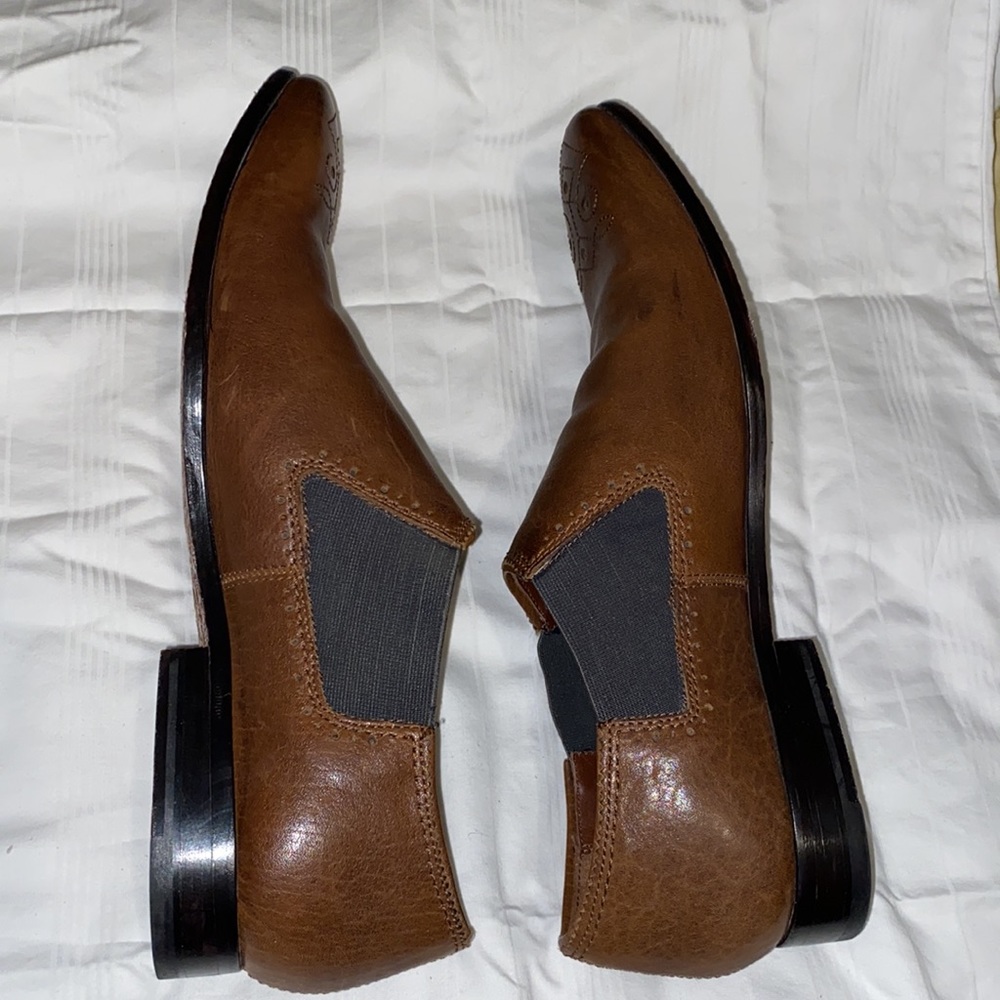 TED BAKER Western Square Toe Leather Loafer - Picture 6 of 7